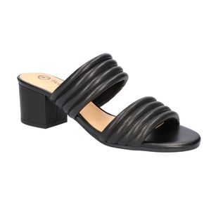 Bella Vita 12-WIDE Georgette Slide Sandal Heels rare size shoes